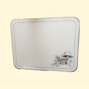 70s Cottagecore Boho Mushroom Cutting Board